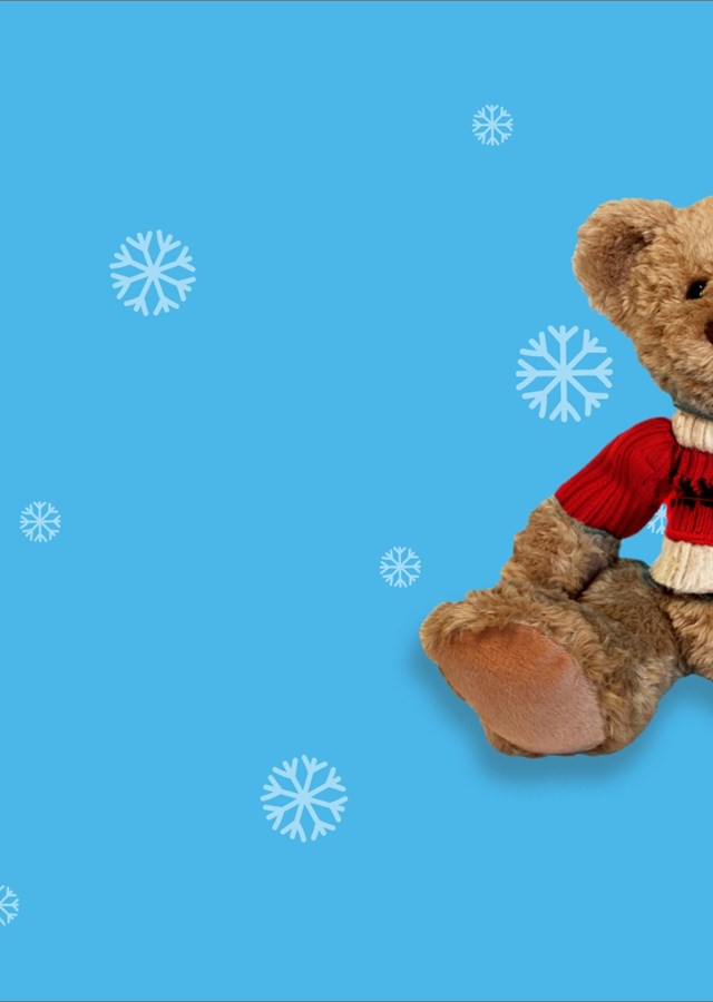 Ben Bear at Christmas